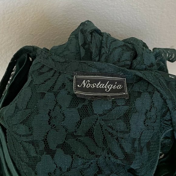 VTG Nostalgia Floral Dress Boho Grunge Cottagecore - Picture 8 of 8